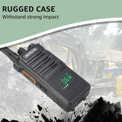 Miniatura 2 de Retevis RB89 Radio de 2 vías de largo alcance, Walkie Talkie de alta resistencia, inalámbrico, alta potencia, 700,000 pies cuadrados/50 pisos