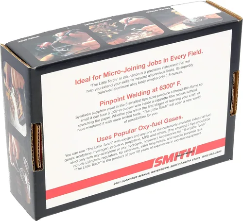 Miniatura 7 de Smith Antorcha Pequeña para Soldadura y Soldadura Fuerte con 5 Puntas, Mangueras