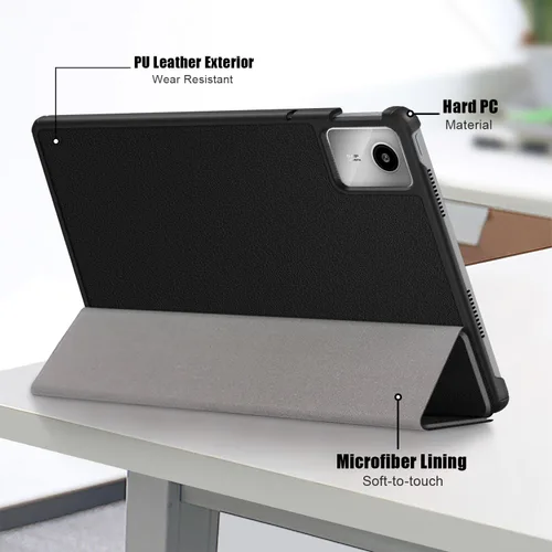 Miniatura 4 de Gylint Funda para Lenovo Tab M11/Tab K11 LTE 11" 2024 TB-330FU/TB-330XU, plegable folio ultrafino Smart PU Funda de cuero para Lenovo Tab M11/K11