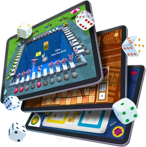 GoDice Paquete completo - 6 dados inteligentes conectados. Trae los mejores juegos de dados de todos los tiempos al siglo XXI. Juegos educativos,