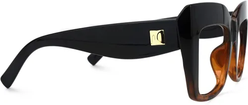 Miniatura 9 de VOOGLAM Elegantes gafas cuadradas de gran tamaño con bloqueo de luz azul para mujeres y hombres, anti fatiga ocular, gafas UV Cassandra