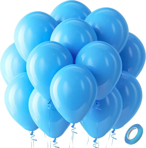 Miniatura 142 de Bezente - Globos de 12 pulgadas de látex con confeti para bodas, graduaciones, despedidas de soltera y cumpleaños, aptos para helio, dorado, 60