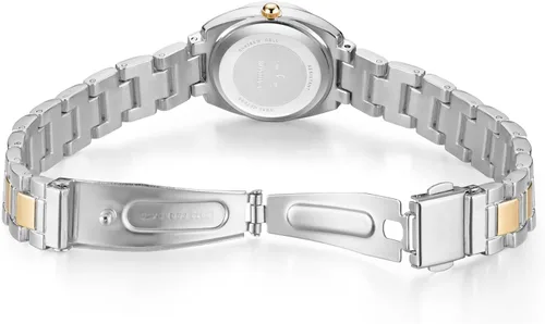 Miniatura 2 de BOSHIYA Silver Watches for Women Classic Business Analog Quartz Women Watch with Stainless Steel Band Waterproof Ladies Dress Watch