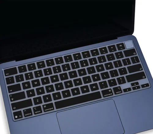 Miniatura 10 de Funda de teclado coreano para Apple MacBook Air 2025 2024 2023 con chip M4 M3 M2 de 15.3 pulgadas A3241 A3114 A2941, MacBook Air de 13.6 pulgadas