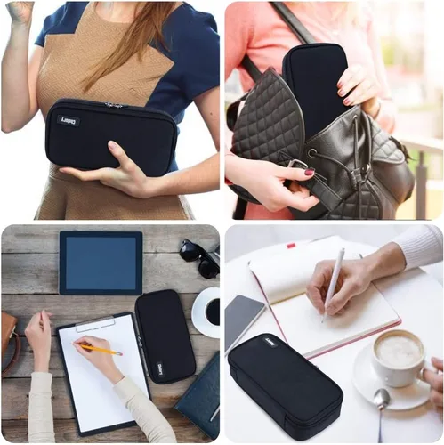 Miniatura 6 de Chelory Estuche para Lápices de Gran Capacidad, Bolsa Grande para Lápices, Estuche para Bolígrafos, Porta Lápices y Marcadores, Bolsa