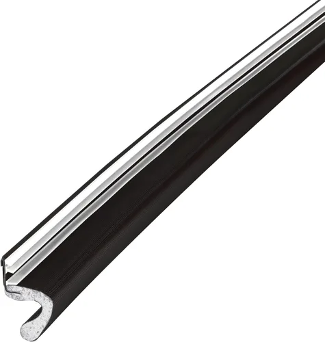 Miniatura 8 de M-D Building Products 91804 Burlete insonorizante para puertas, sello de 8.1 metros de espuma recubierta de vinilo con ranura/canal, fácil de Blanco