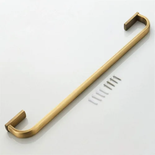 Miniatura 9 de Flybath Juego de 2 piezas, soporte para papel higiénico y toallero de 22 pulgadas, accesorios de baño de latón antiguo (bronce cepillado)