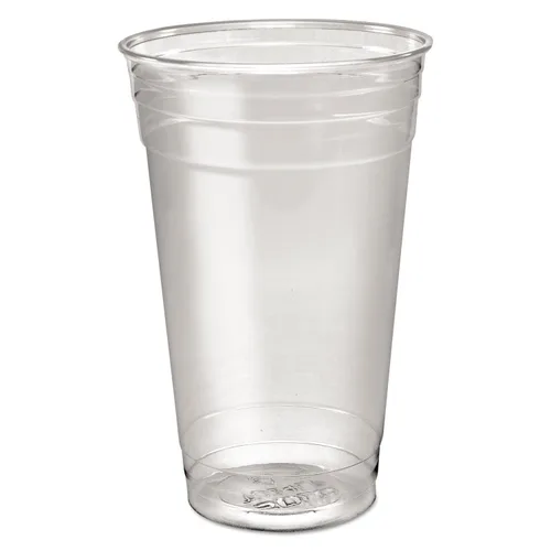 SOLO Cup Company TD24 PETE vasos transparentes, para bebidas frías, 24 onzas, 50 por funda (caja de 12 fundas)