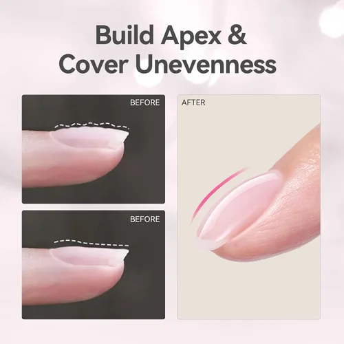 Miniatura 3 de BORN PRETTY Gel constructor para uñas, Gel de extensión de 8 en 1, fortalecedor, Gel constructor duro, Gel base de uñas, Gel de cobertura, Gel Gel