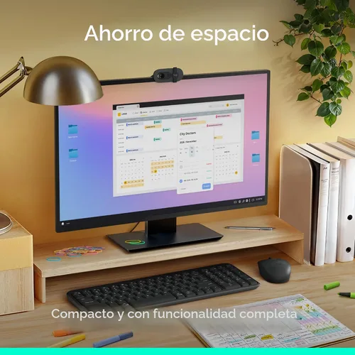 Miniatura 5 de Logitech Teclado Bluetooth K250 con teclado numérico, fácil conectividad, teclado inalámbrico compacto fabricado con plástico reciclado, resistente