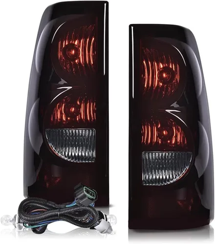 Miniatura 14 de PIT66 Luces traseras compatibles con Chevy Silverado 1500 2500 3500 2003 2004 2005 2006, conjunto de lámpara de luz trasera LED izquierda y derecha