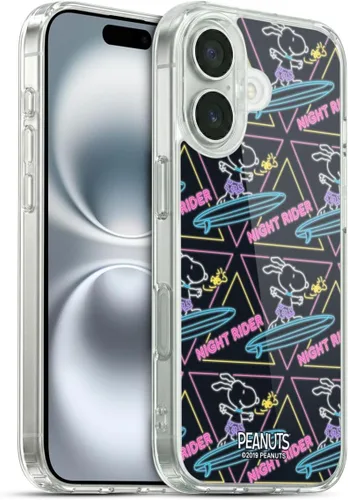 Miniatura 140 de Head Case Designs Peanuts Tropical Surf Snoopy Aloha Disco Gel Funda con licencia oficial [protección de grado militar] compatible con Apple iPhone
