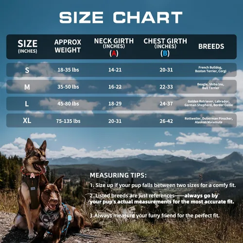 Miniatura 8 de AUROTH - Arnés táctico para perros pequeños, medianos y grandes, sin tirones, arnés ajustable para mascotas, reflectante, K9, entrenamiento, De