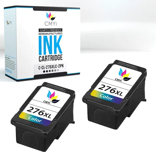 CL-276XL Cartucho de tinta de repuesto de color de alto rendimiento para impresoras Canon PIXMA TS3522 TR4720 TS3520 TS3500 TR4700 (2 colores)
