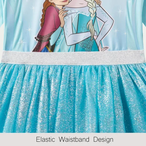 Miniatura 5 de Disney Frozen, Minnie Mouse, vestido de manga larga para niñas pequeñas y grandes