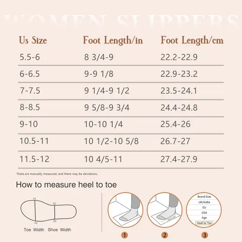 Miniatura 6 de Litfun Pantuflas mullidas de espuma viscoelástica para mujer, zapatos de invierno para interiores y exteriores