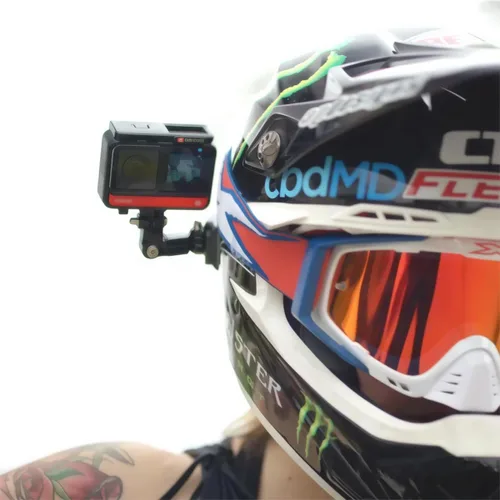 Miniatura 3 de Insta360 Paquete de montaje de casco para cámara de acción ONE R, ONE X, ONE