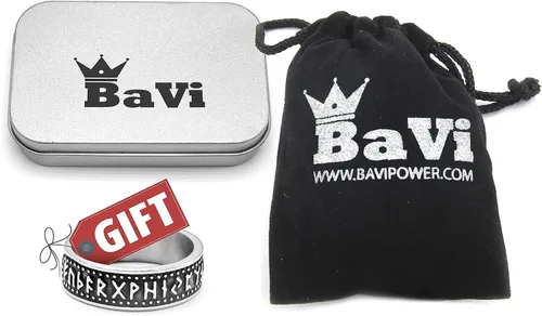 Miniatura 6 de BAVIPOWER Viking Fenrir - Collar de cadena de cabeza de lobo para hombres y mujeres, de acero inoxidable 316L, collar escandinavo nórdico auténtico