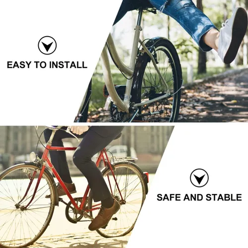 Miniatura 9 de VANZACK Soporte de bicicleta para bicicleta Kickstand de hierro para reparación de bicicletas de 20/24 pulgadas