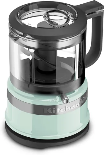 Miniatura 3 de KitchenAid - Picadora de alimentos de 3,5 tazas KFC3516IC, licuadora de mano con cable de velocidad variable y para hielo, KHBV53