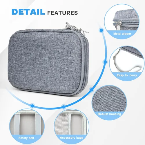 Miniatura 2 de Funda rígida de viaje compatible con UCOMX nano/para Apple MagSafe Duo/para Iseyyox/para Rtops/para LISEN cargador magnético plegable inalámbrico 3