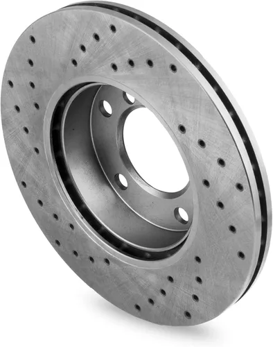 Miniatura 9 de Drilling GT Sport - Rotores de disco de freno compatibles con OPEL ZAFIRA II A05 MINIVAN 2005 2006 2007 2008 2009 2010 2011 2012 2013 2014-1623GVR
