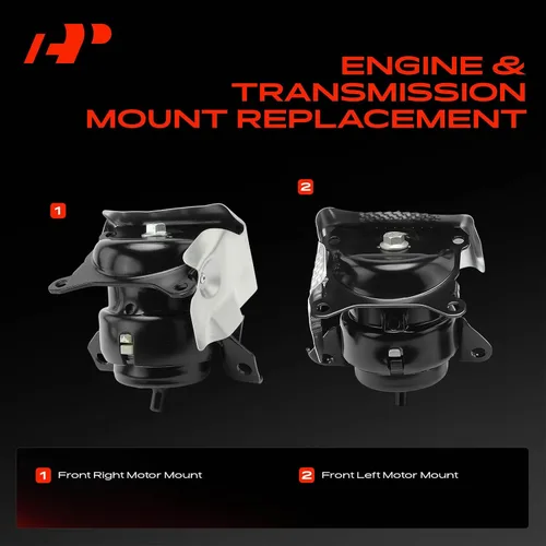 Miniatura 3 de A-Premium Kit de 2 piezas de soporte de motor para motor delantero izquierdo y derecho Compatible con Chevrolet Silverado 1500 2014-2019, Tahoe