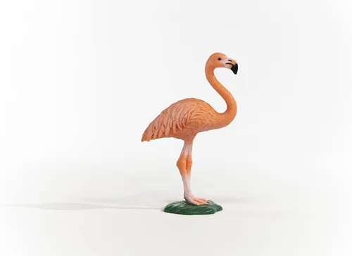 Miniatura 5 de Schleich Wild Life, juguetes de animales de pájaro para niños y niñas de 3 años en adelante, figura de juguete de flamenco rosa