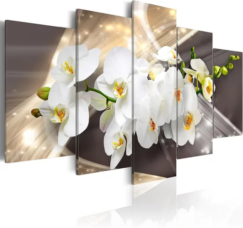 Miniatura 18 de Lienzo decorativo con impresión artística de diseño de orquídea de Artgeist Orquídea #01