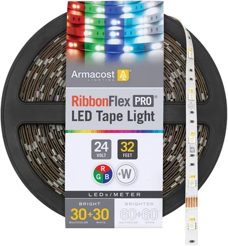 Miniatura 9 de Armacost Lighting Cinta de luz LED RibbonFlex Pro multicolor y blanca 30 + 30 LEDs/m, 8.2 pies (8.2 ft) (623210)
