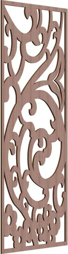Miniatura 23 de Bridgewater - Paneles de pared decorativos de madera con calado, 9 3/8 pulgadas de ancho x 24 3/8 pulgadas de alto x 1/4 de alto, nogal