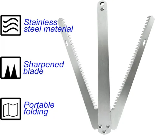 Miniatura 4 de Cortador de hierba para plantas acuáticas con extractor de malezas Paracord de 49.2 ft, cortador de malezas acuáticas, cuchillo de hierba de agua