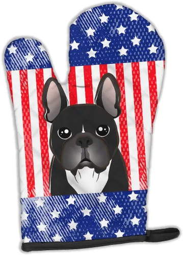 Miniatura 187 de Caroline's Treasures BB4020OVMT Dog House Collection Border Collie - Guante de horno grueso resistente al calor para sartenes calientes y horno