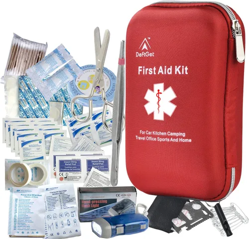 Kit de primeros auxilios de 163 piezas impermeable IFAK Molle sistema portátil para lesiones esenciales, equipo de emergencia médica, kits de
