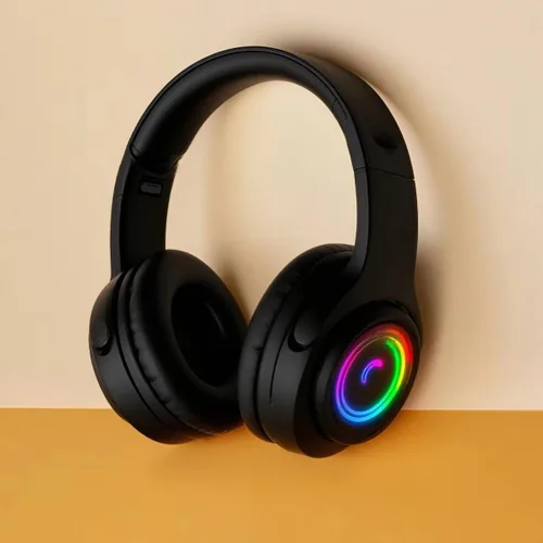 Miniatura 6 de Auriculares Bluetooth Sobre la Oreja, Auriculares Inalámbricos de Baja Latencia, Llamadas Manos Libres, Auriculares de Reducción de Ruido de Graves