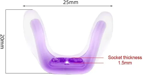 Miniatura 4 de 3 almohadillas para la nariz en forma de U, almohadillas de silicona suave para puente nasal, almohadillas antideslizantes para la nariz