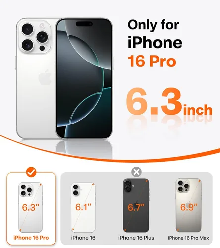 Miniatura 7 de TORRAS Funda de silicona líquida para iPhone 16 Pro con anillo magnético giratorio de 360 grados y control de cámara, compatible con MagSafe, Funda
