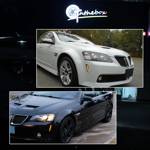 Miniatura 5 de Ahumado lente parachoques delantero Fender ámbar LED lado marcador luces para 2008 2009 Pontiac G8