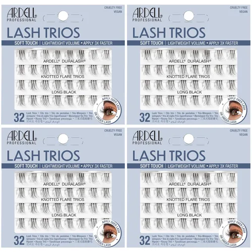 Ardell Pestañas individuales suaves al tacto, pestañas postizas de cabello humano, racimos de pestañas para bricolaje, extensiones de pestañas en