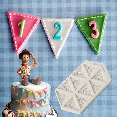 Miniatura 7 de Moldes de letras para chocolate, paquete de 4 moldes de silicona con letras del alfabeto para baby shower, decoración de pasteles, cumpleaños, Molde