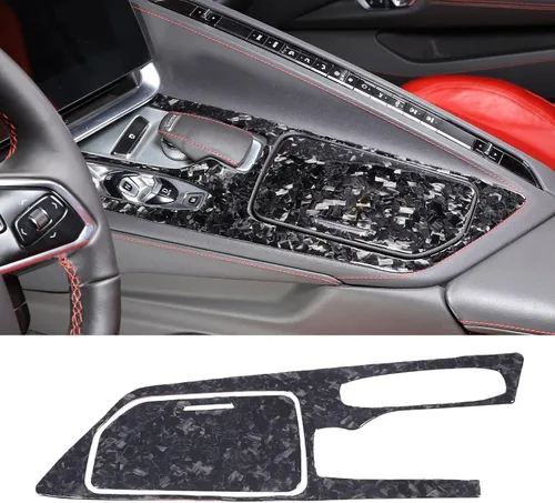 Miniatura 20 de TOYCIDFG Caja de almacenamiento para panel de palanca de cambios de consola central de automóvil, cubierta lateral para Chevrolet Corvette C8 Z06