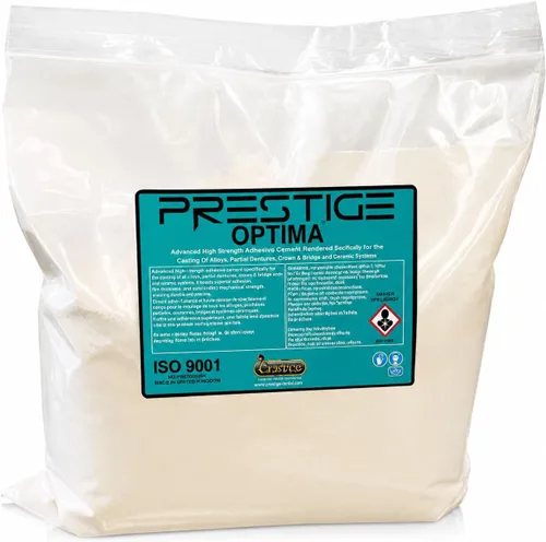 Prestige OPTIMA - Polvo de inversión para fundición de joyas, inversión en yeso para resina, cera y patrones impresos en 3D, superficie ultra lisa,