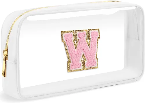 Miniatura 22 de Bolsa de Maquillaje Transparente Pequeña Bolsa de Cosméticos Bolsa de Viaje de Artículos de Aseo Bolsa Transparente con Cremallera Bolso Organizador