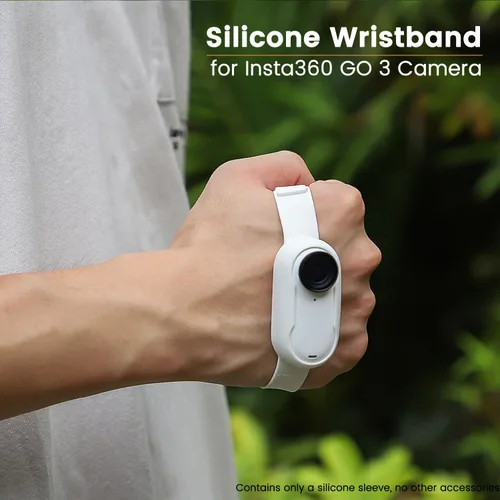Miniatura 7 de Pulsera de silicona para Insta360 GO 3, funda protectora de silicona para Insta360 GO 3 accesorio de cámara de acción (negro)