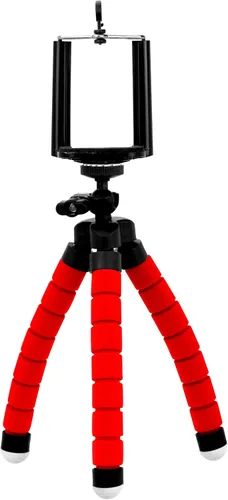 Miniatura 8 de Soporte universal ajustable para teléfono con trípode de pulpo para cámara de iPhone (negro)