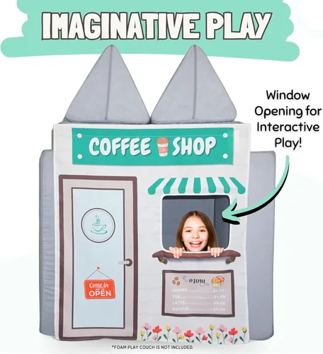 Miniatura 5 de Couch Swag Panel de juego para sofá de espuma para niños, sofá infantil (cafetería)