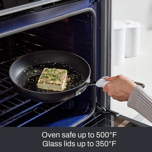 Miniatura 10 de All-Clad Hard Anodized Expert - Juego de utensilios de cocina antiadherentes, juego de 7 ollas y sartenes, inducción, OvenSafe 500F, incluye