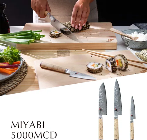 Miniatura 6 de MIYABI 5000 MCD SANTOKU, Madera (34374-181)