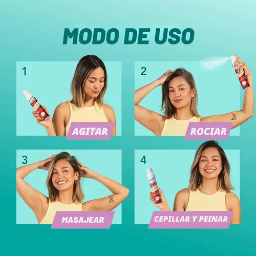 Miniatura 8 de Batiste Champú seco, voluminizador, refresca el cabello y absorbe el aceite entre lavados, champú sin agua para mayor textura y cuerpo del cabello