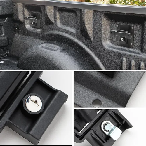 Miniatura 2 de auovo Anclajes de Amarre Compatibles con Ford F150 F250 F350 2015-2025 2026 Anclajes de Amarre para Caja de Camioneta con Placas de Soportes Grapas
